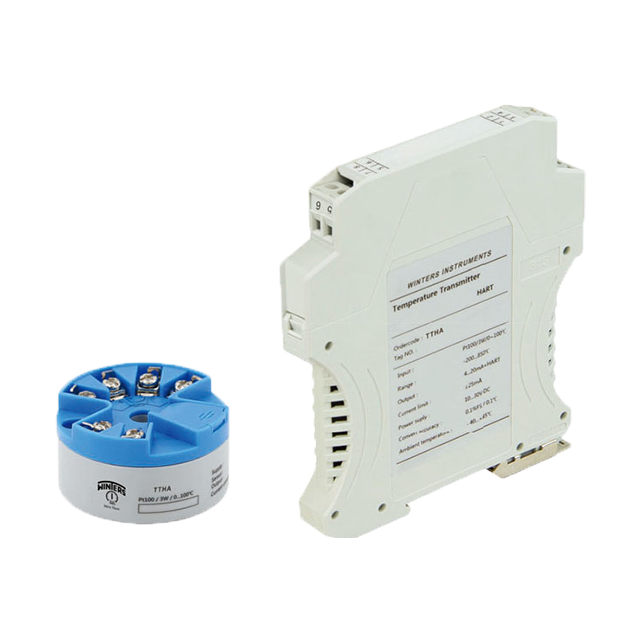 HTHA RTD Thermocouple Ohm MV Input Head-mounted HART® 4~20mA Temperature Transmitter