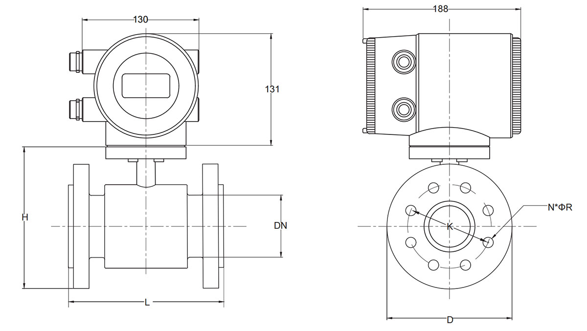 Flange-type-with-LC-display
